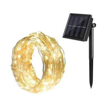 Imagem de Corda De Luz LED Solar À Prova d'Água Para Decoração De Natal, Hallowe