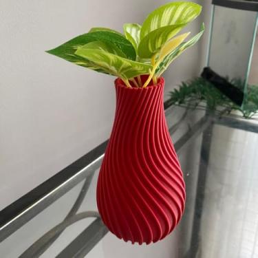 Imagem de Borboletas Decorativas com Vaso Lindo Objetos de Decoração Interior Sala e Quarto e Escritório para Amantes de Decoração Casa e Moradores(Vasos Decorativo Vermelho)