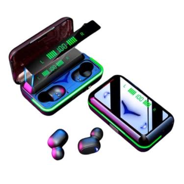 Imagem de UrbanPods™ Fone de Ouvido Bluetooth E10 à Prova d’Água Confortavel | Fone intraouricular Som Potente, Conexão Estável - Case Power Bank