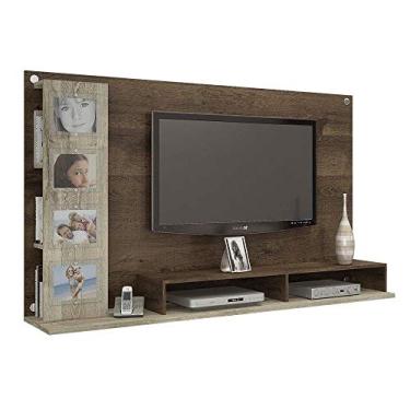 Imagem de Painel Para Tv Até 60 Polegadas Sabiá Cacau/grigio Jcm