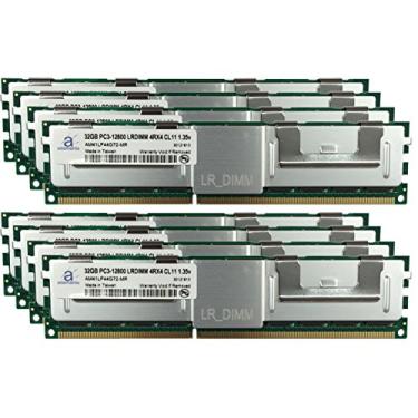 Imagem de Adamanta Atualização de memória LRDIMM de 256 GB (8 x 32 GB) para Dell PowerEdge M620 com processador Intel Xeon E5-2600 v2 CPU DDR3 1600MHz PC3-12800 ECC Chip IMB reduzido 4Rx4 CL11 1,35v
