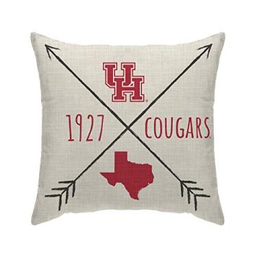 Imagem de Pegasus Sports Almofada decorativa NCAA Cross Arrow - Houston Cougars