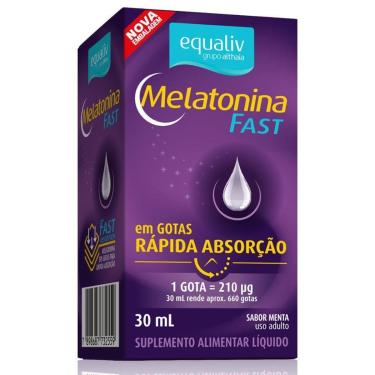 Imagem de Melatonina Gotas 210 Mcg 30ml Sabor Menta - Equaliv-Unissex