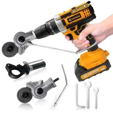Imagem de Adaptador para Corte de Metais, Transforme sua Furadeira em Cortador Profissional, para Aço, Inox, Cobre, Alumínio e Ferro, Corte Preciso e Seguro
