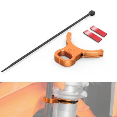 Imagem de NICECNC Guia de linha de freio dianteiro laranja compatível com KTM 125–500 XC/SX/XCF/SXF/EXC/EXCF/XCW/XCF-W/XW-F 2004-2026 690 Enduro/Enduro R/SMC/SMCR 2008-2026 Veja o encaixe