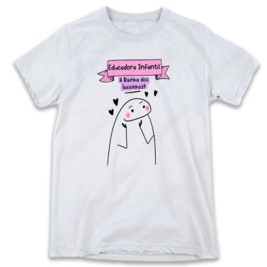 Imagem de 1 Camisa Flork Educadora Infantil a Rainha dos Baixinhos Professora - 