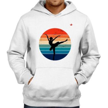 Imagem de Moletom Ballet Vintage Sunset - Foca na Moda, Branco, M