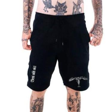 Imagem de Bermuda Moletom Masculina‎ Anjo Veni Vidi Vici All Abstract-Masculino