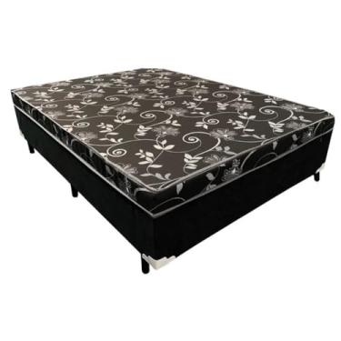 Imagem de Cama Box Casal Conjugado 138x188x53 - Design para Conforto de Sono, Ideal para Quartos Domésticos e Espaços de Repouso
