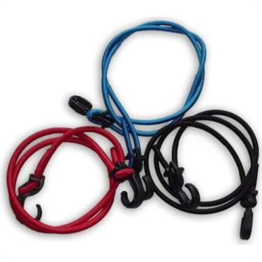 Imagem de Elastico Para Bagageiro Magno 2,00M Garra Pvc 6 - Kit C/10