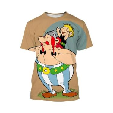 Imagem de Camiseta Unissex Estampada Em 3D Com Desenho De Cartoon, Estilo Hip-Ho