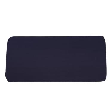 Imagem de Almofada de apoio de cintura CUOFYUNL Almofada ergonômica adequada para a pele, respirável, lavável, travesseiro para dormir na parte inferior das costas para cadeira de cama (Azul)