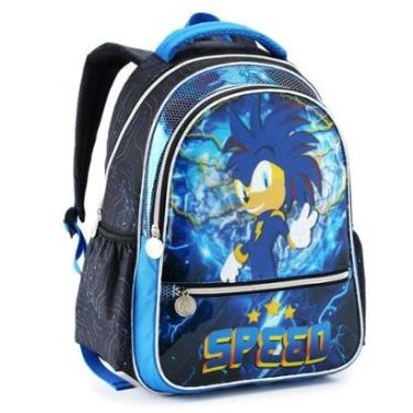 Imagem de Mochila Costas Grande Escolar Infantil Sonic Shadown Game-Unissex