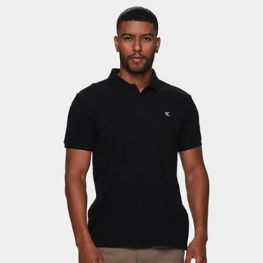 Imagem de Camisa Polo Calvin Klein Logo Bordado Masculino-Masculino