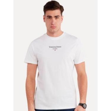 Imagem de Camiseta Tommy Jeans Masculina Regular TJ 85 Entry Branca-Masculino