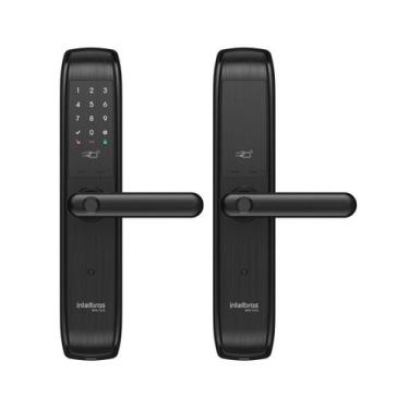 Imagem de Fechadura Digital Inteligente Sem Fio Embutir Biometria, Senha, Chavei