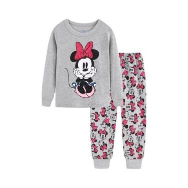 Imagem de Conjunto De Pijamas Minnie Para Meninas, Roupas De Dormir Para Criança