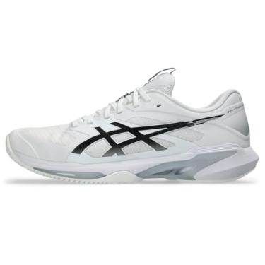 Imagem de ASICS Tênis masculino Solution Speed FF 4 Clay, Branco/preto, 42