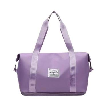 Imagem de Bolsa De Viagem Feminina De Nylon De Grande Capacidade, Leve, Estilo C