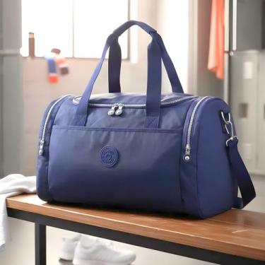 Imagem de Bolsa Feminina Fitness Impermeável Desing Moderno Espaçosa Cor:Café - 