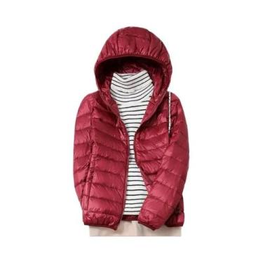 Imagem de Jaqueta Puffer Curta Feminina 2023 Em 13 Cores, Ultraleve, Fina E Comp