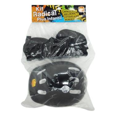 Imagem de Kit radical plus infantil preto - dm brasil