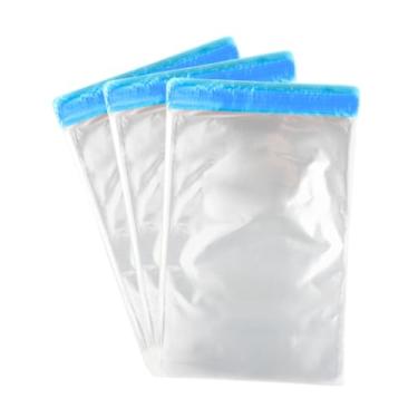 Imagem de Saco Plástico Adesivado Transparente com Aba Autoadesiva Pacote Com 1.000 Unidades Embalagem Plástica PP Polipropileno Alta Resistência Saquinho Brilhante com Saída de Ar Inteligente Lacre Seguro Alta Fixação para Organização Armazenamento Envio de Roupas Acessórios Produtos E-commerce Uso Profissio