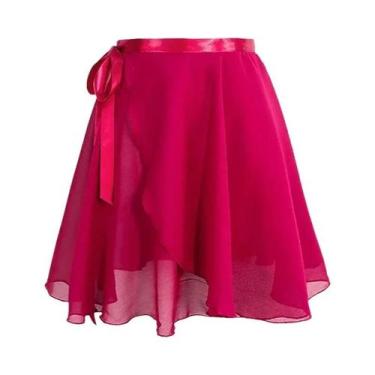 Imagem de Saias De Chiffon Com Cadarço Para Mulheres, Saias Mini De Dança Para M