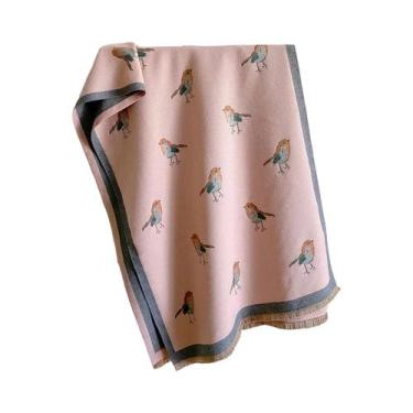 Imagem de Pashmina Feminina Quente De Caxemira Estampada, Xale, Cachecol E Ponch