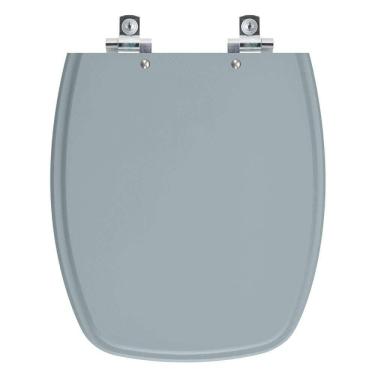 Imagem de Assento Sanitário Soft Close Primula Plus Cinza Escuro Para Vaso Fiori