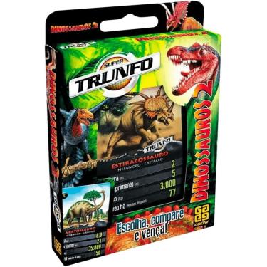 Imagem de Jogo De Cartas Super Trunfo Dinossauros 2 Grow - 3113