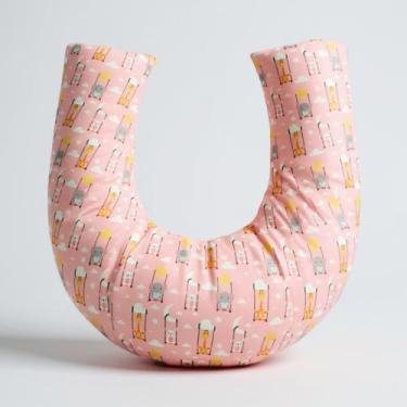 Imagem de Almofada para Amamentação de Bebê Menina com Capa Removível - AVM Enxo