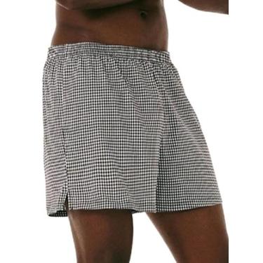 Imagem de Cueca Samba Canção Hering 77LF Masculina Estampada Algodão T. P/XG, XG