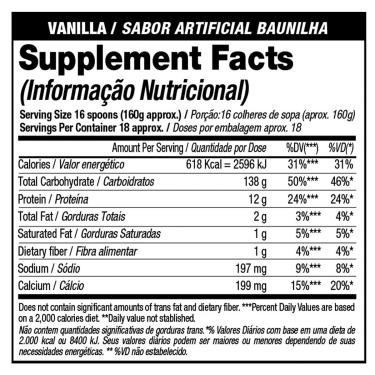 Imagem de HIPERCALÓRICO MASSTODON - 3KG - REFIL REFIL MASSTODON CHOCOLATE 3KG