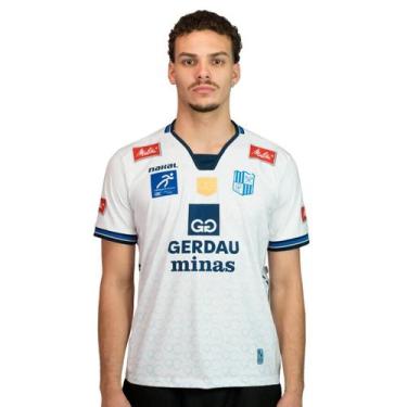 Imagem de Camisa de Vôlei Oficial Gerdau Minas 90 Anos Branca Masculina - Nakal,