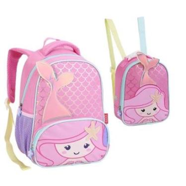 Imagem de Kit Mochila e Lancheira de Costas Creche ZOOP-Unissex