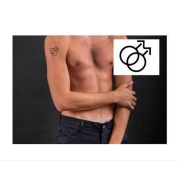 Imagem de Tatuagem Temporária Lgbt Símbolos Orgulho Gay - 3Istore, Gay