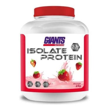 Imagem de Isolate Protein 2Kg Whey 53G Giants - Morango - Giants Nutrition