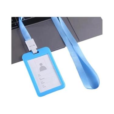 Imagem de Porta-Cartões De Plástico Colorido Com Cordão, 510 Peças, Para Crachá 