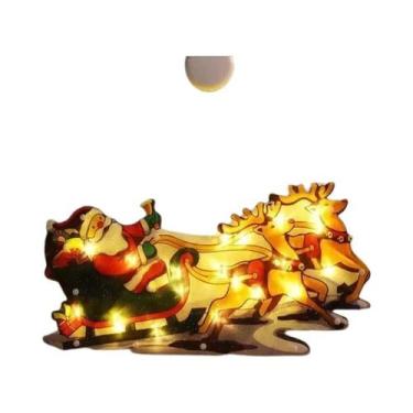 Imagem de Luminárias De Natal LED Coloridas Para Pendurar, Decoração De Parede E