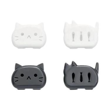 Imagem de Protetores De Escova De Dentes Em Estilo Cartoon, 4 Peças, Cases Portá