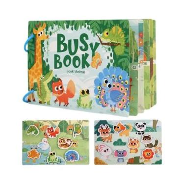 Imagem de Livro De Atividades Montessori Para Bebês, Brinquedo Silencioso De Apr