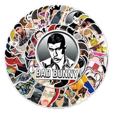 Imagem de Conjunto de adesivos Anime Bads Bunnys Vinyl Cartoon 50 unidades para 