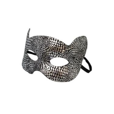 Imagem de Máscara Snakeskin Kitten Half Face Costume Play Halloween Party - yiwe