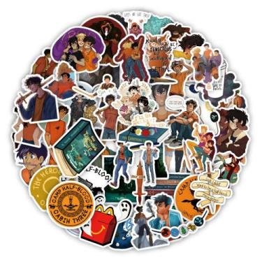 Imagem de Pacote de adesivos Percys Jacksons Anime à prova d'água (50 unidades) 