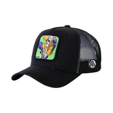 Imagem de Boné De Malha Hip-Hop Ajustável Com Bordado Do Dragon Ball Son Goku Pa