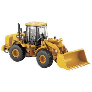 Imagem de Miniatura pá carregadeira cat 950h 1/50 detalhada, Amarelo