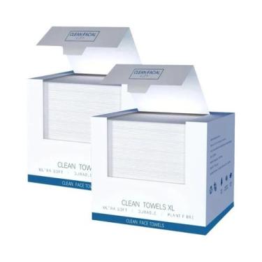 Imagem de Toalhas De Limpeza Facial Descartáveis De Tamanho Grande 26x30cm 40 Un
