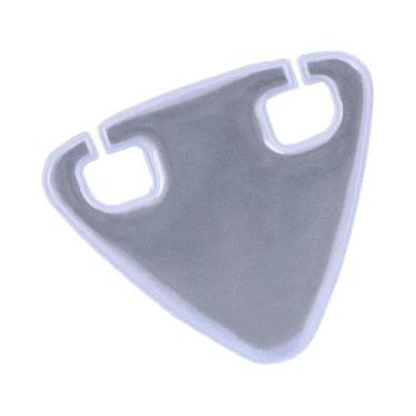 Imagem de Adesivo Triangular Refletivo De Alta Luminosidade Em TPU Para Biciclet