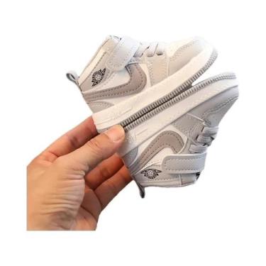 Imagem de Tênis Infantil Cano Alto Respirável E Confortável Para Meninos E Menin